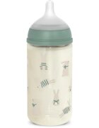 Suavinex Wonderland SX PRO +3 MF dětská láhev Green Rabbit 240 ml