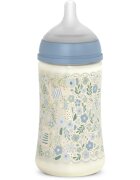 Suavinex Wonderland SX Pro Physiological Anti-Colic kojenecká láhev M Medium Flow 3 m+ Blue Flower 270 ml