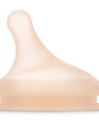Suavinex Zero Zero Bottle Teat savička na láhev S Slow Flow 0 m+ 2 ks