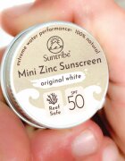 Suntribe Mini Zinc Sunscreen minerální ochranný krém na obličej a tělo SPF 50 Original White 15 g