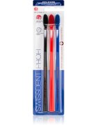 Swissdent Profi Colours zubní kartáčky soft - medium black red blue 3 ks