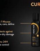 Syoss Curl Mousse pěnové tužidlo pro přirozenou fixaci 250 ml