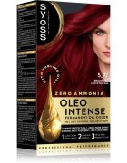 Syoss Oleo Intense permanentní barva na vlasy s olejem odstín 5-92 Zářivě červený 1 ks