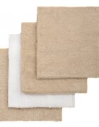 T-Tomi BIO Bamboo Baby Washcloths mycí žínka Beige 25 x 25 cm 4 ks