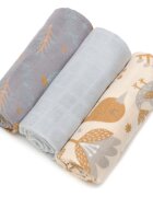 T-Tomi BIO Bamboo Diapers látkové pleny Bierdie 70x70 cm 3 ks