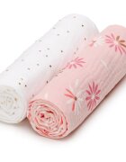 T-Tomi BIO Muslin Diapers látkové pleny Lily 65x65 cm 2 ks