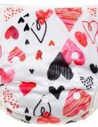 T-Tomi Diaper Swimwear Hearts pratelné plenkové plavky 5-12 kg 1 ks