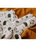 T-Tomi TETRA Cloth Diapers HIGH QUALITY látkové pleny Owls 70x70 cm 3 ks