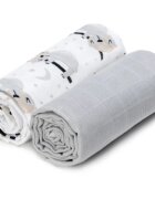 T-Tomi TETRA Cloth Towels EXCLUSIVE COLLECTION osuška Sloths 90x100 cm 2 ks