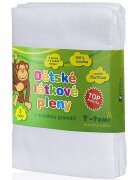 T-Tomi TETRA White látkové pleny High Quality 70x70 cm 5 ks