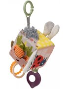 Taf Toys Activity Cube Urban Garden kontrastní závěsná hračka s kousátkem 1 ks