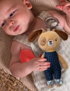 Taf Toys Activity Toy Daniel The Dog kontrastní závěsná hračka s kousátkem 1 ks