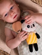 Taf Toys Activity Toy Pamela the Panda kontrastní závěsná hračka s kousátkem 1 ks