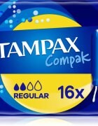 Tampax Compak Regular tampony s aplikátorem 16 ks