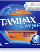 Tampax Compak Super Plus tampony s aplikátorem 16 ks