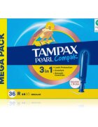 Tampax Pearl Compak Regular tampony s aplikátorem 36 ks
