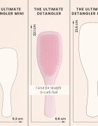 Tangle Teezer The Ultimate Detangler Millenial Pink plochý kartáč pro všechny typy vlasů Millennial Pink 1 ks