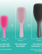 Tangle Teezer The Ultimate Detangler Mini plochý kartáč pro všechny typy vlasů Runway Pink 1 ks