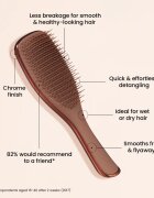 Tangle Teezer Ultimate Detangler Chrome plochý kartáč na rovné a kudrnaté vlasy Chocolate Bronze 1 ks