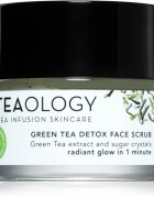 Teaology Cleansing Green Tea Detox Face Scrub cukrový peeling pro jemné čištění a výživu pokožky se zeleným čajem 50 ml