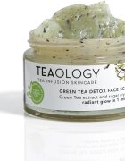 Teaology Cleansing Green Tea Detox Face Scrub cukrový peeling pro jemné čištění a výživu pokožky se zeleným čajem 50 ml
