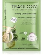Teaology Matcha Tea Superfood Mask zpevňující plátýnková maska na kontury obličeje s matchou 1 ks