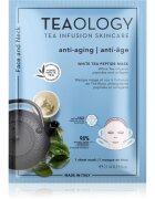 Teaology White Tea Peptide Mask plátýnková maska pro intenzivní vypnutí a rozjasnění pleti 21 ml