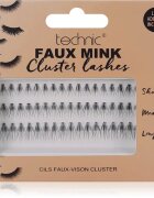 Technic Cosmetics Faux Mink Cluster Lashes umělé řasy s lepidlem 54 ks
