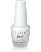 Technic Cosmetics Matte Nail Varnish dlouhotrvající lak na nehty s matným efektem odstín White 12 ml
