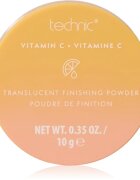 Technic Cosmetics Vitamin C rozjasňující sypký pudr pro sametový vzhled pleti 10 g