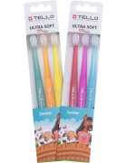 TELLO 4480 Junior 3pack zubní kartáček pro děti 3 ks