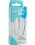 TePe Bridge & Implant Floss speciální dentální nit pro čištění implantátů 30 ks