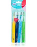 TePe Colour Compact zubní kartáčky extra soft 4 ks