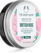 The Body Shop British Rose Body Butter tělové máslo s vůní růží 50 ml