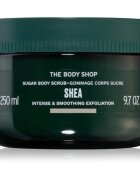 The Body Shop Shea Body Scrub cukrový tělový peeling s bambuckým máslem 250 ml