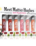 theBalm Meet Matt(e) Hughes Mini Kit San Francisco sada tekutých rtěnek pro dlouhotrvající efekt 6 ks