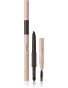 thim Artist Touch Brow Duo oboustranná tužka na obočí s kartáčkem odstín 03 Black Brown 0.6 g