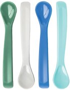 Tiny Twinkle Silicone Baby Spoons lžička Boy 4 ks