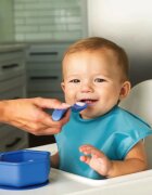 Tiny Twinkle Silicone Baby Spoons lžička Boy 4 ks