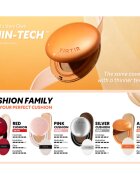 TIRTIR Mask Fit AI Filter Cushion Mini dlouhotrvající make-up v houbičce s matným efektem odstín 13N Fair Ivory 4.5 g
