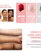 TIRTIR Mask Fit All Cover Cushion Mini matující make-up v houbičce odstín 35N Walnut 4.5 g