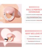 TIRTIR Mask Fit All Cover Cushion Mini matující make-up v houbičce odstín 35N Walnut 4.5 g