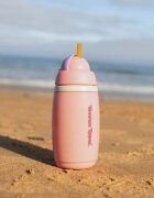 Tommee Tippee Active Cup hrnek s brčkem Pink 12m+ 1 ks