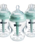 Tommee Tippee Advanced Anti-Colic kojenecká láhev anti-colic samosterilizační Slow Flow 0m+ 3x260 ml