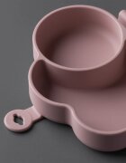 Tommee Tippee EasiStick™ Silicone Foldable Plate svačinový box 4m+ Pink 1 ks