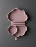 Tommee Tippee EasiStick™ Silicone Foldable Plate svačinový box 4m+ Pink 1 ks