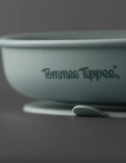 Tommee Tippee EasiStick™ Silicone Weaning Plate talíř s přísavkou 4m+ Green 1 ks