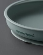 Tommee Tippee EasiStick™ Silicone Weaning Plate talíř s přísavkou 4m+ Green 1 ks