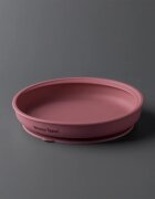 Tommee Tippee EasiStick™ Silicone Weaning Plate talíř s přísavkou 4m+ Pink 1 ks