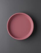 Tommee Tippee EasiStick™ Silicone Weaning Plate talíř s přísavkou 4m+ Pink 1 ks